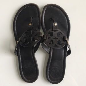 Dark Brown | Tory Burch | Miller Sandals